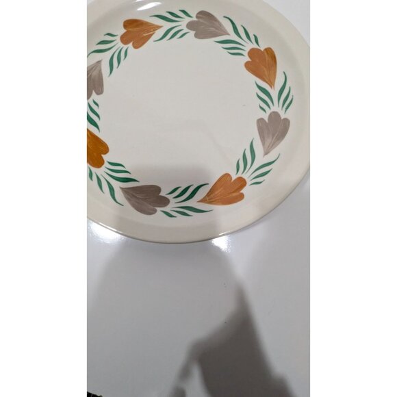 Syracuse China CHANTILLY Plate Orange Green Vintage - Picture 9 of 10